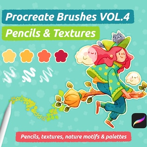 Procreate Brushes VOL.4 | Pencils & Textures