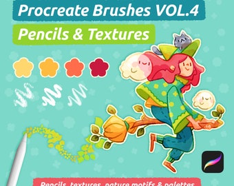 Procreate Brushes VOL.4 | Pencils & Textures