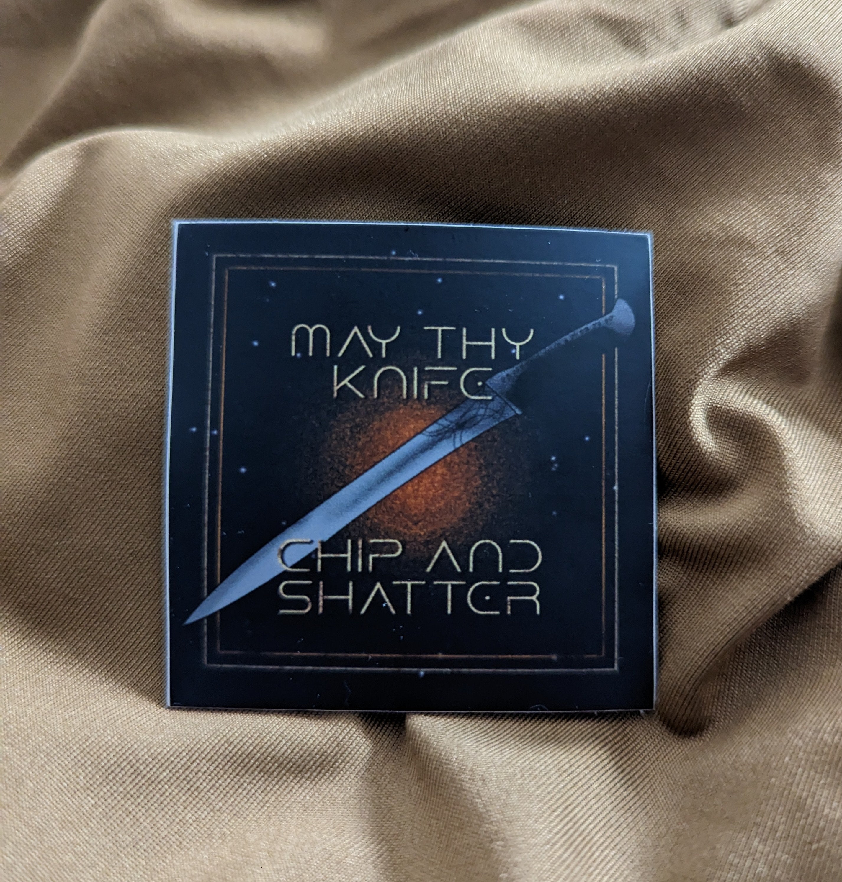 DUNE May Thy Knife Chip and Shatter Crysknife Sticker. 2X2 Etsy