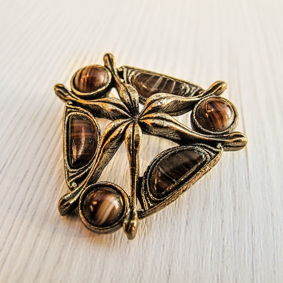 Celtic brooch Miracle collar pin Viking brooch Sco
