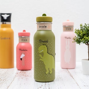 SALE - Children's DRINKING BOTTLE for school & kindergarten personalized with name with engraving 350ml and 500ml water bottle for school enrollment
