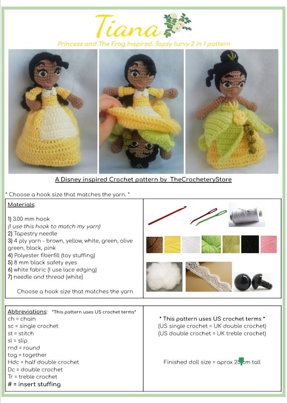 topsy turvy crochet doll pattern