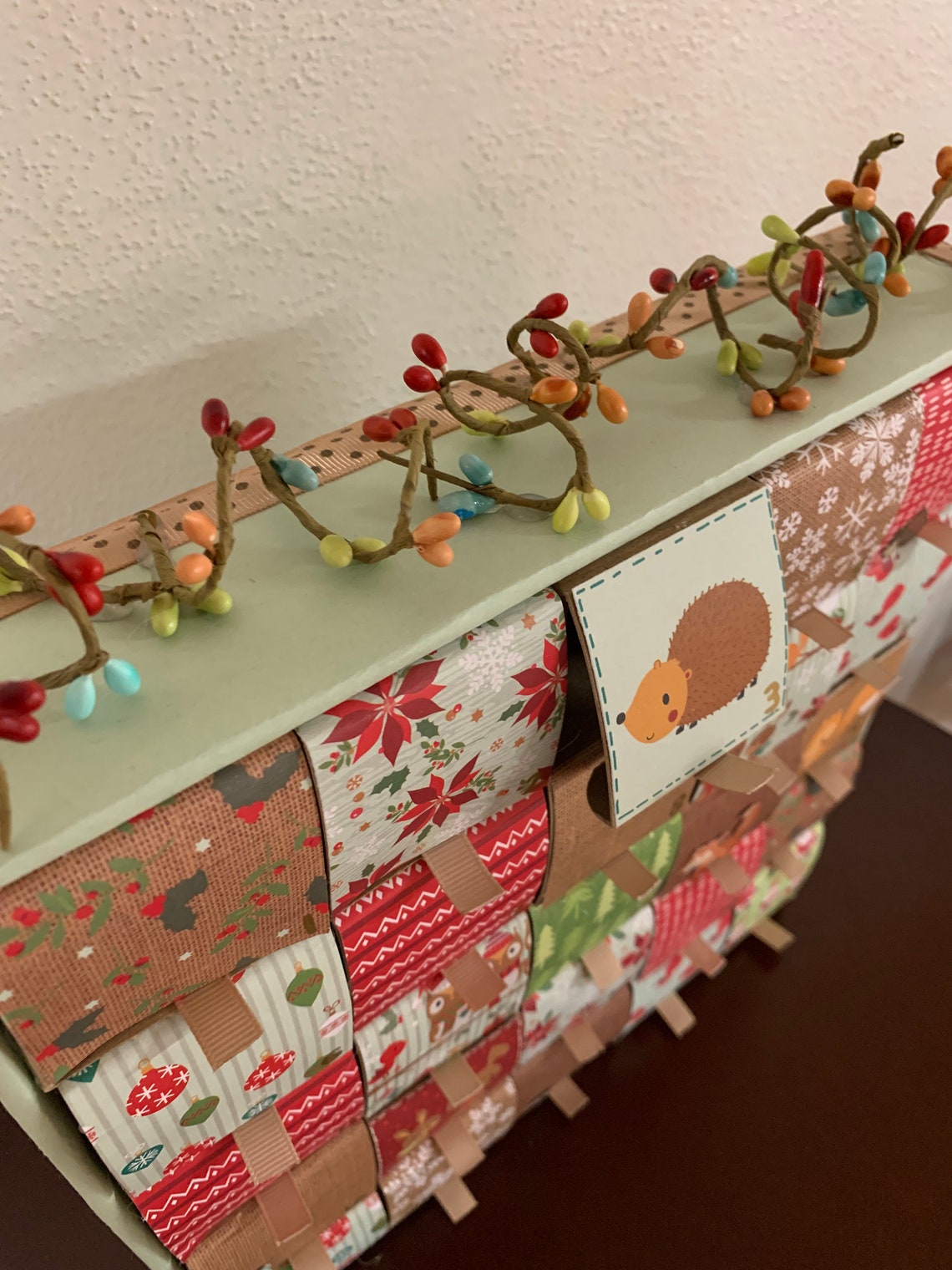 Woodland Animal Advent Calendar Etsy