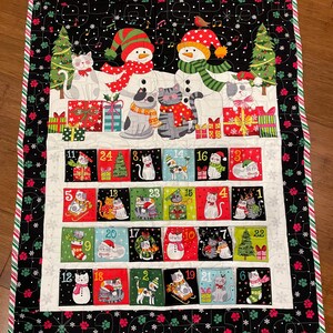 Quilted Advent Calendar Handmade Patchwork Wall Hanging Etsy Quilted Advent Calendar Handmade Patchwork Wall Hanging Etsy