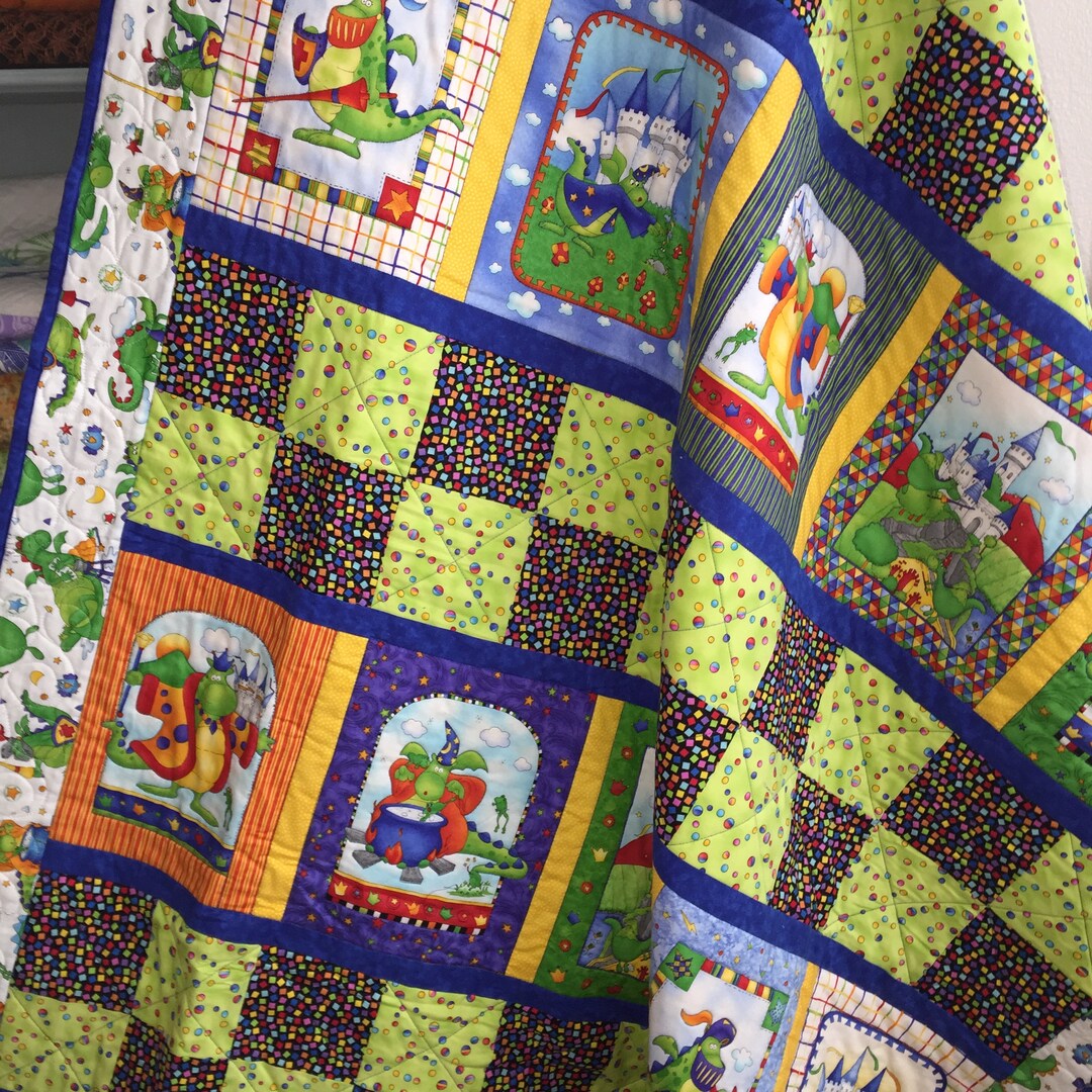 Patchwork Baby Quilt Handmade Baby Quilt Throw Quilt Quilts for Sale Etsy