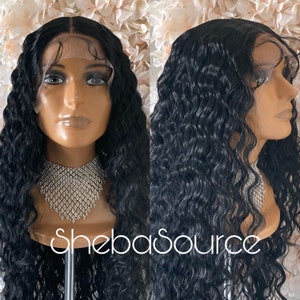 Luxury Brazilian Curly Lace Front Wig, 100% Premium Synthetic Fiber, Heat Safe, Alopecia, Chemo, Cosplay, Long Kinky Curly