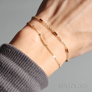 Dainty Bracelet, Minimalist Bracelets, Delicate Bracelet, Satellite Layer Bracelet, Everyday Gold Bracelet Simple Bar Bracelet, Sun Bracelet