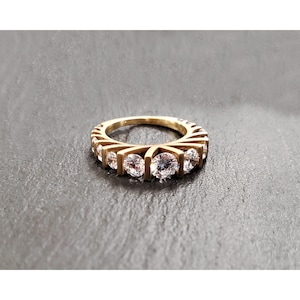 Stacking Ring, Art Deco, Eternity Band, Stackable Ring, Diamond Band, Wedding Band, Statement Ring, Eternity Ring, Gifts for Her, CZ Ring
