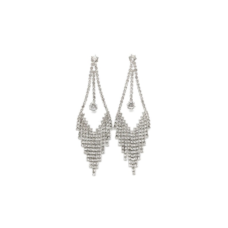 Chandelier Earring Wedding Bridal Earrings Art Deco Etsy