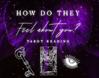 Same day Avalible  How do they feel about you? Psychic Tarot Card Reading, Their feelings, Their Emotions Reading