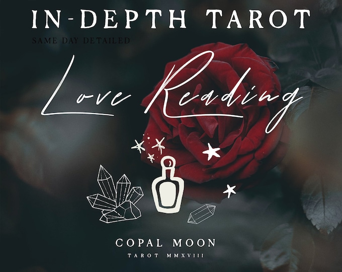 Customized In-Depth Love Tarot Reading | Psychic Tarot Reading | Detailed Love Reading | Same Day Available