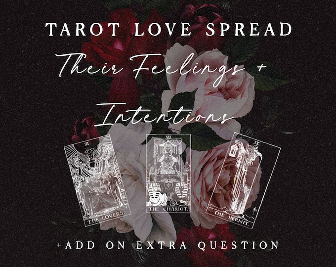 In-Depth Love Reading,  How do they feel about you? Their intentions,  Psychic Tarot Card Reading, Their feelings, Their Emotions Reading
