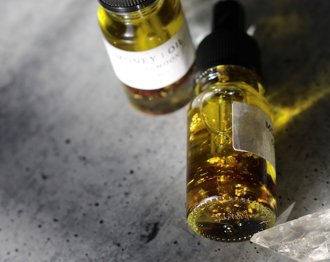 Money & Prosperity Oil • Magical oil • Money Intention • Money mannifestation • Candle Anointment Oil • Spiritual Magic