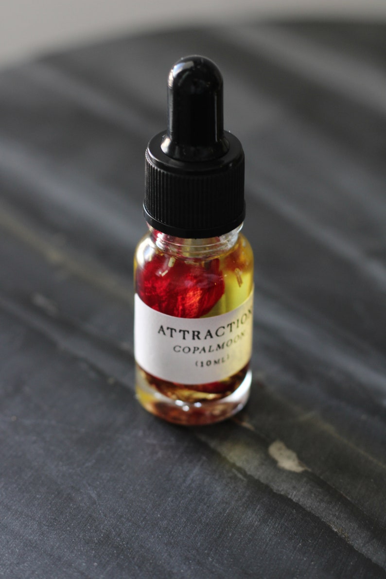 Attraction Spell Oil Attract Love Attention Attract Confidence Magical Intention Oil Witchcraft