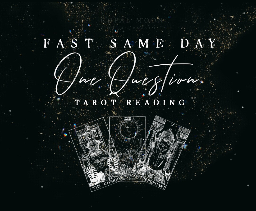 One Question In-depth Psychic Tarot Card Reading, Same Day Available ...