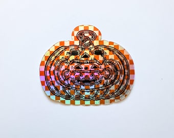 Holograficzne naklejki Jack-O’-Lantern
