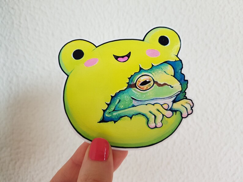 Frog Sticker Stickers Stickers Labels Tags Deshpandefoundationindia Org