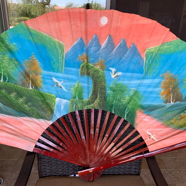 Large Japanese Fan Etsy