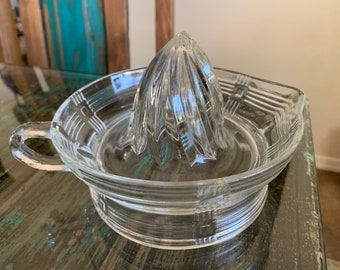 Vintage Large Glass Juicer