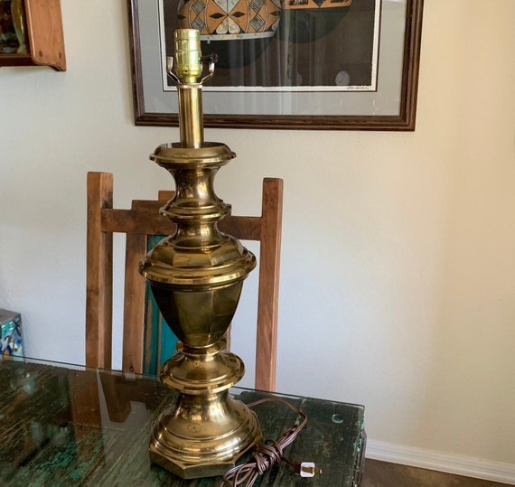 Stiffel Trophy Style Heavy Brass Lamp/vintage Brass Table Lamp -  Canada