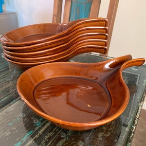 M F Coors Stoneware Skillet Dish, 2347, USA/Vintage Ceramic Collectible Cookware