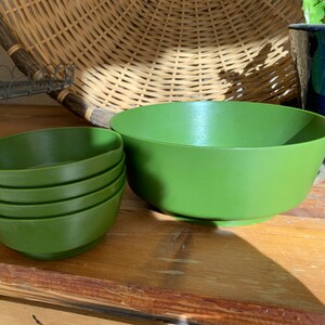 Avocado Green 10 Vintage 1970s Rubbermaid Plate & Bowl Scrapper Wooster Rubber Co
