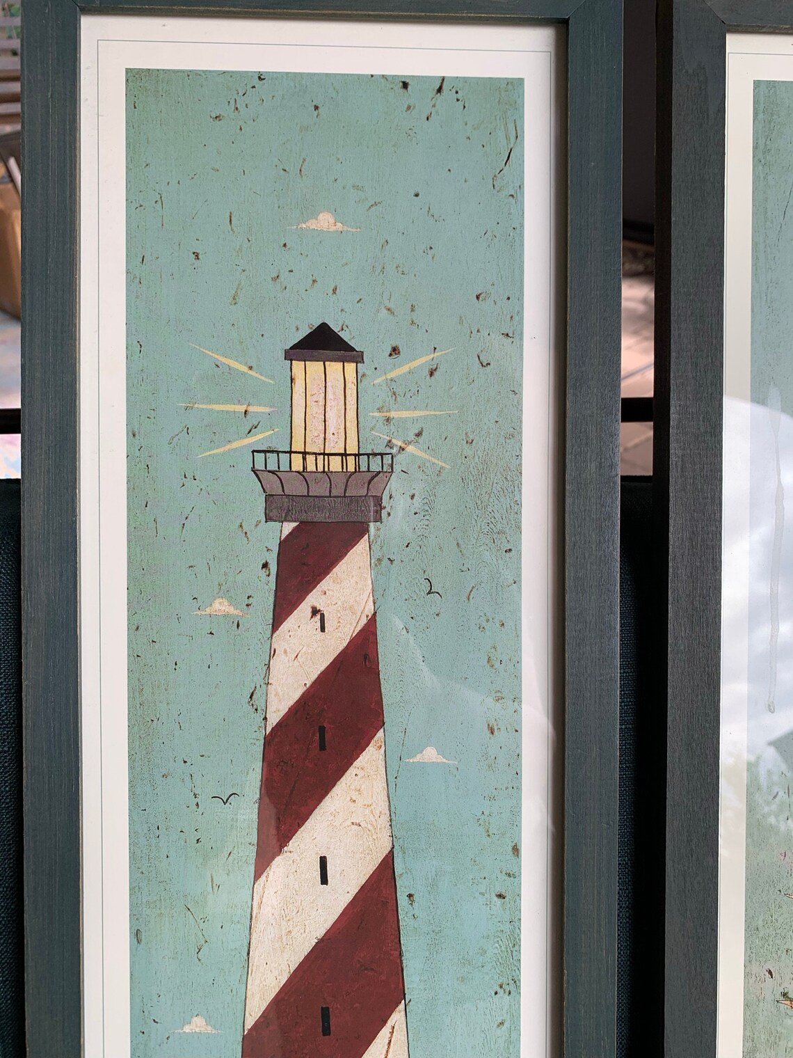 Warren Kimble Lighthouse Coastal Art /sailboat Etsy