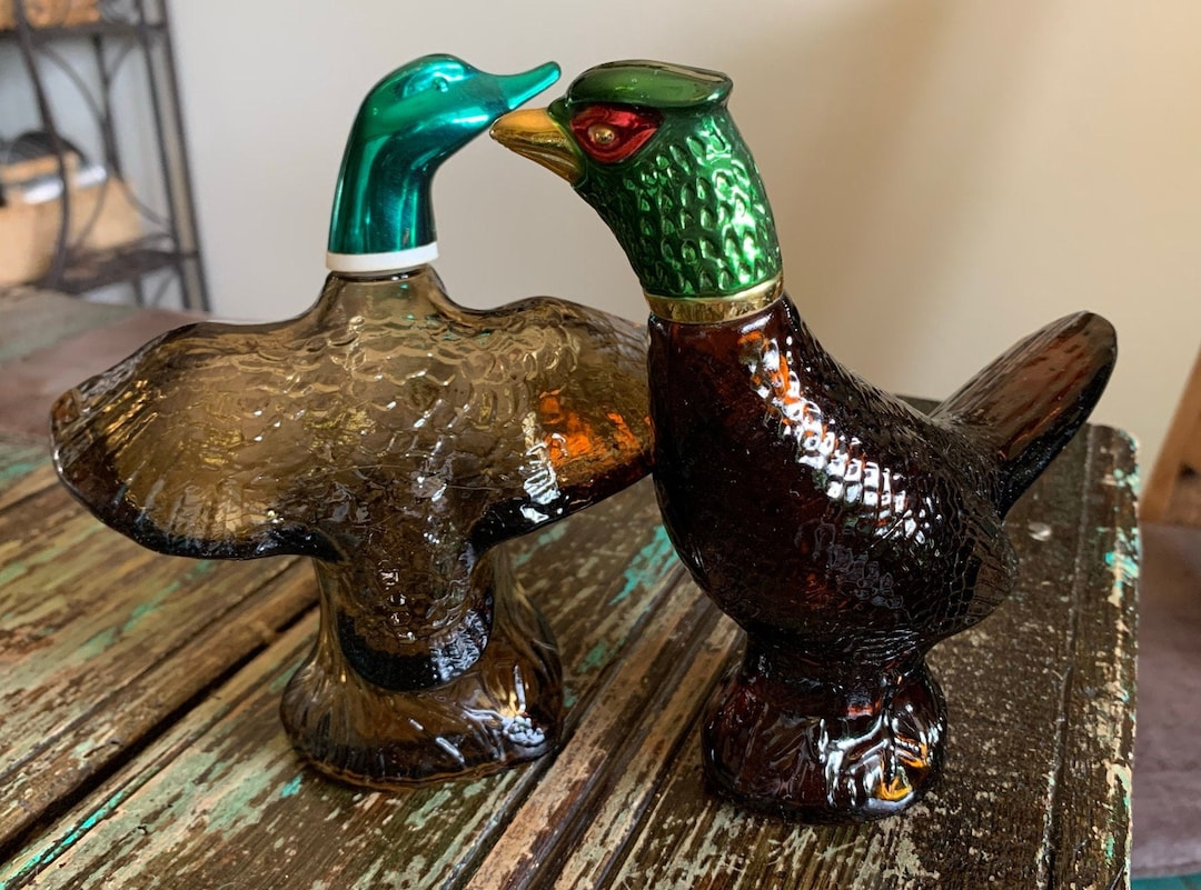 Avon Mallard Duck and Pheasant Cologne Decanters/mallards in Etsy