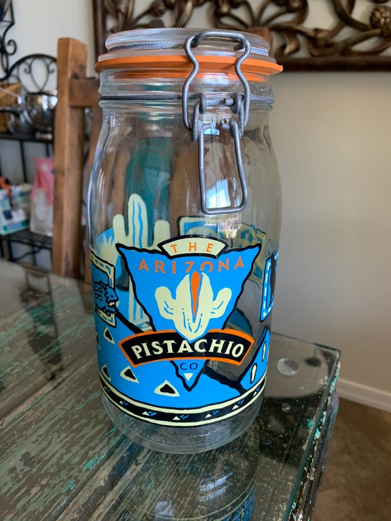 The Arizona Pistachio Co. 2 Liter Cannister Jar/southwest Etsy