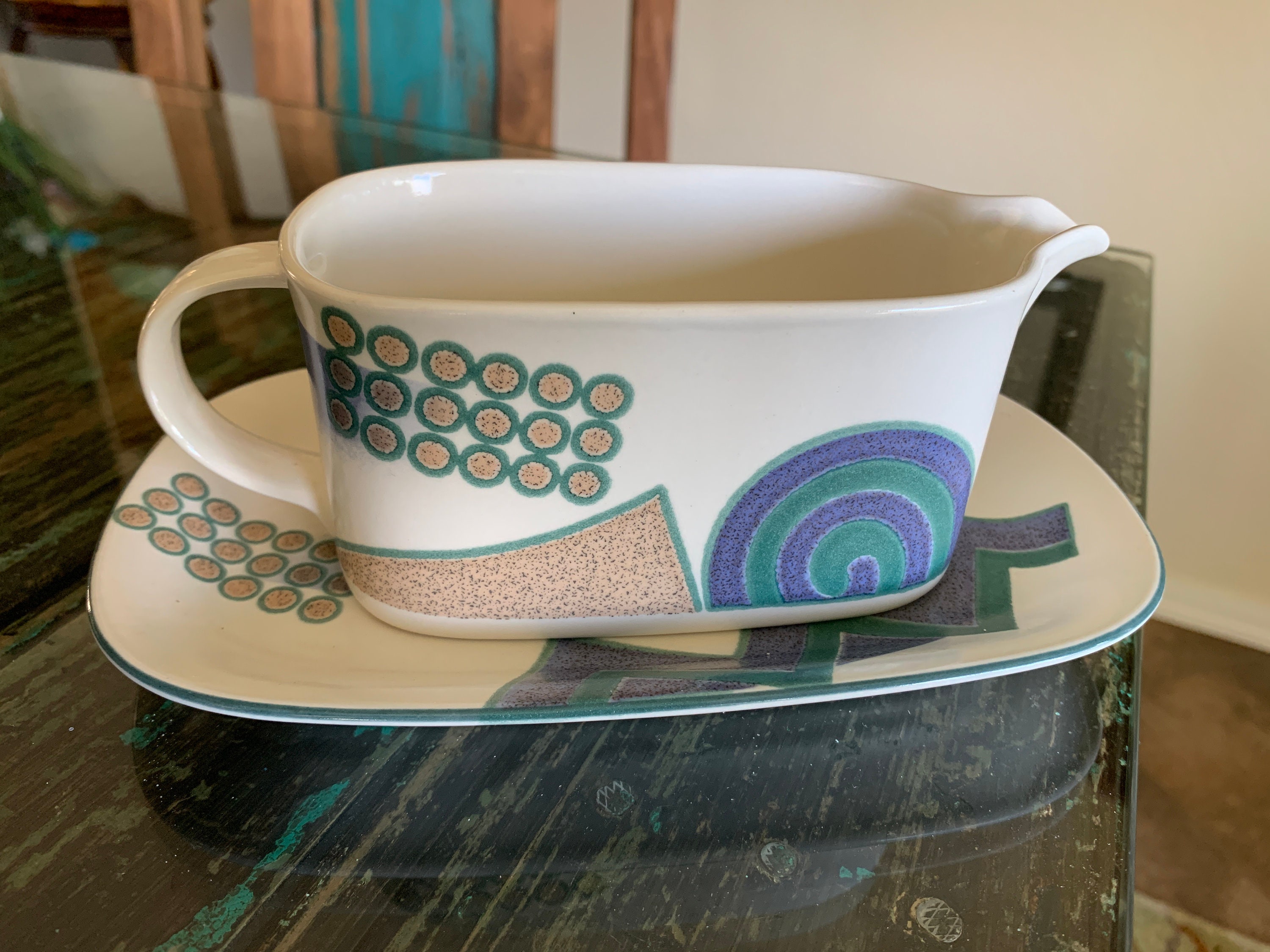 幾何学模様　MIKASA ビンテージ食器 　JOHN BERGEN 幾何学模様 MIKASA ビンテージ食器 JOHN BERGEN