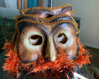 Owl Masquerade Masks/Halloween Animal Masks/Set of three Costume Own/Bird Masks