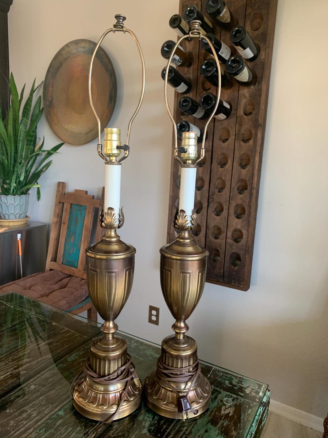 urn-style-table-lamps-pair-brass-tone-metal-lamps-hollywood-regency