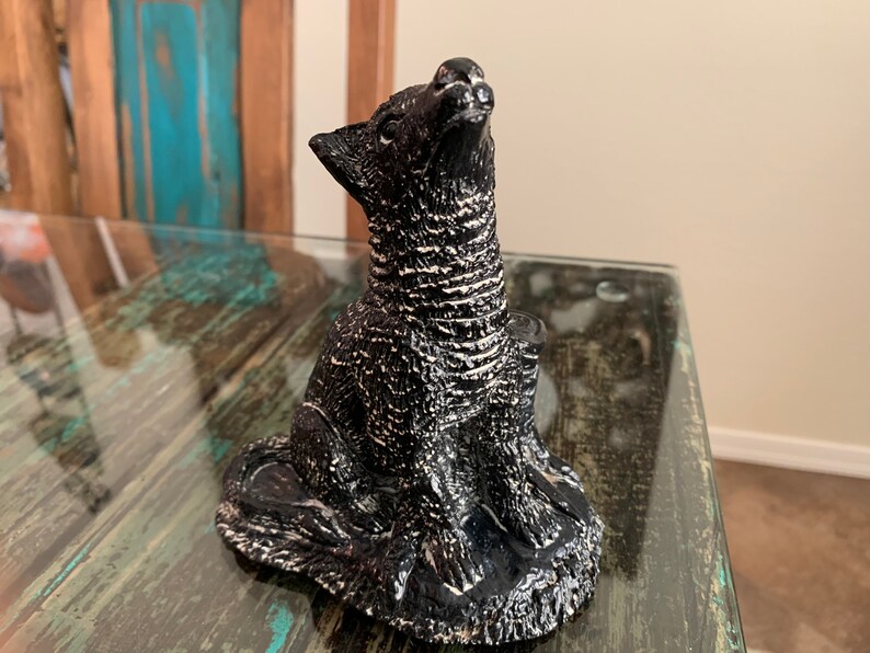 1970s Aardvark Soapstone Wolf Sculpture/carved Soapstone Etsy