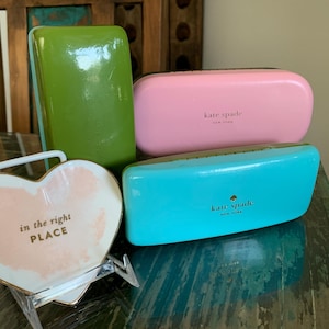 KATE SPADE Blue Frame Rectangular Sunglasses - comes w/ Light Pink Eyewear Case Kate Spade Everleigh Blue, Pink Prescription Eyeglasses main image 4