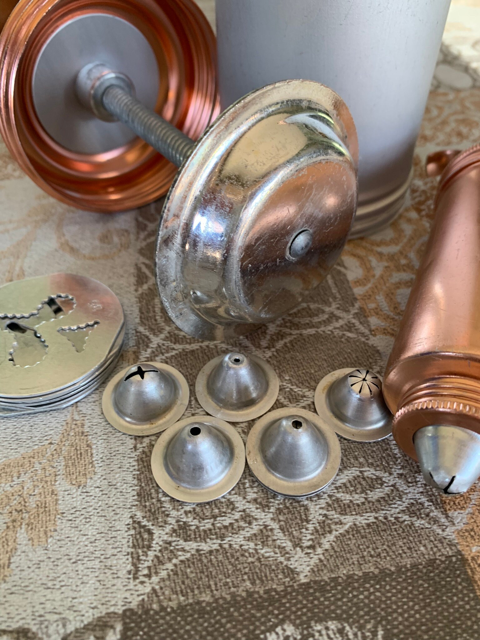 Vintage Mirro Cookie Dough Press & Decorator Set Etsy