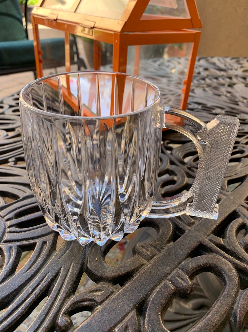 Beautiful Mikasa Park Lane Crystal Mug With 1 Handle/mikasa Etsy