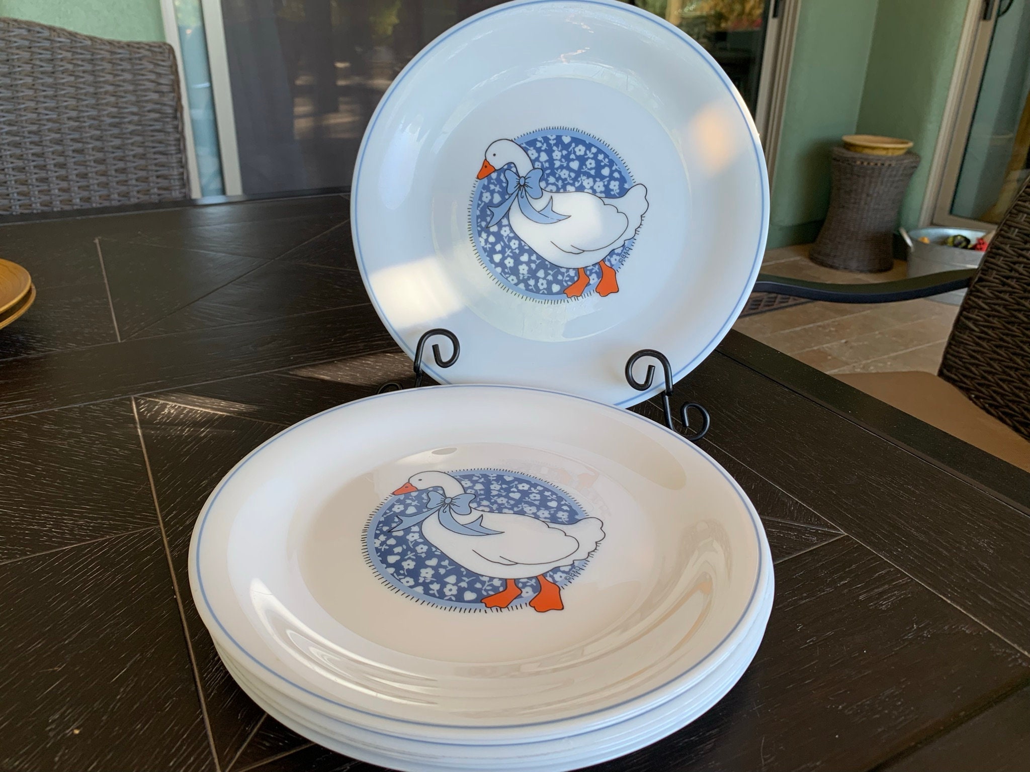 Duck Dinner Set Ecology Speckle Dinner Set Duck Egg 12 Piece Minimax