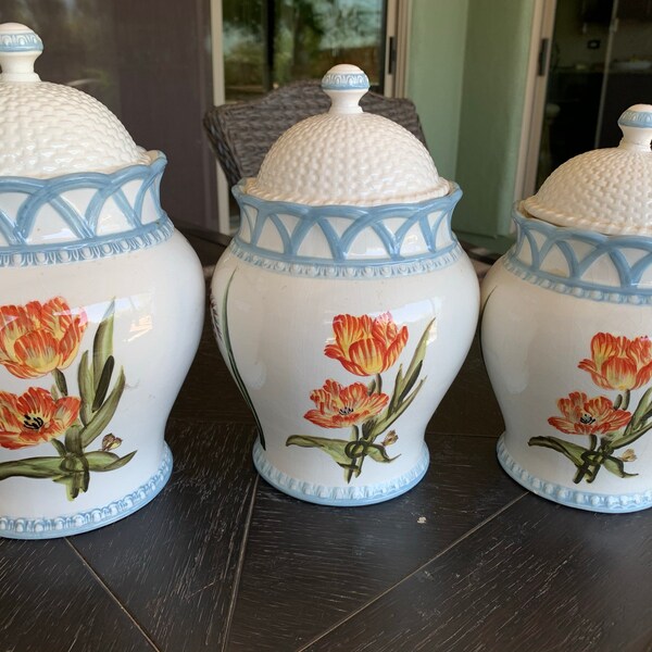 Unique Kitchen Canisters Etsy