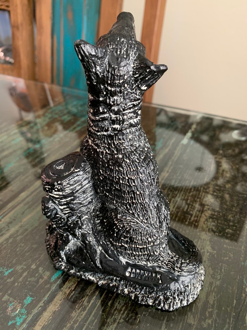 1970s Aardvark Soapstone Wolf Sculpture/carved Soapstone Etsy