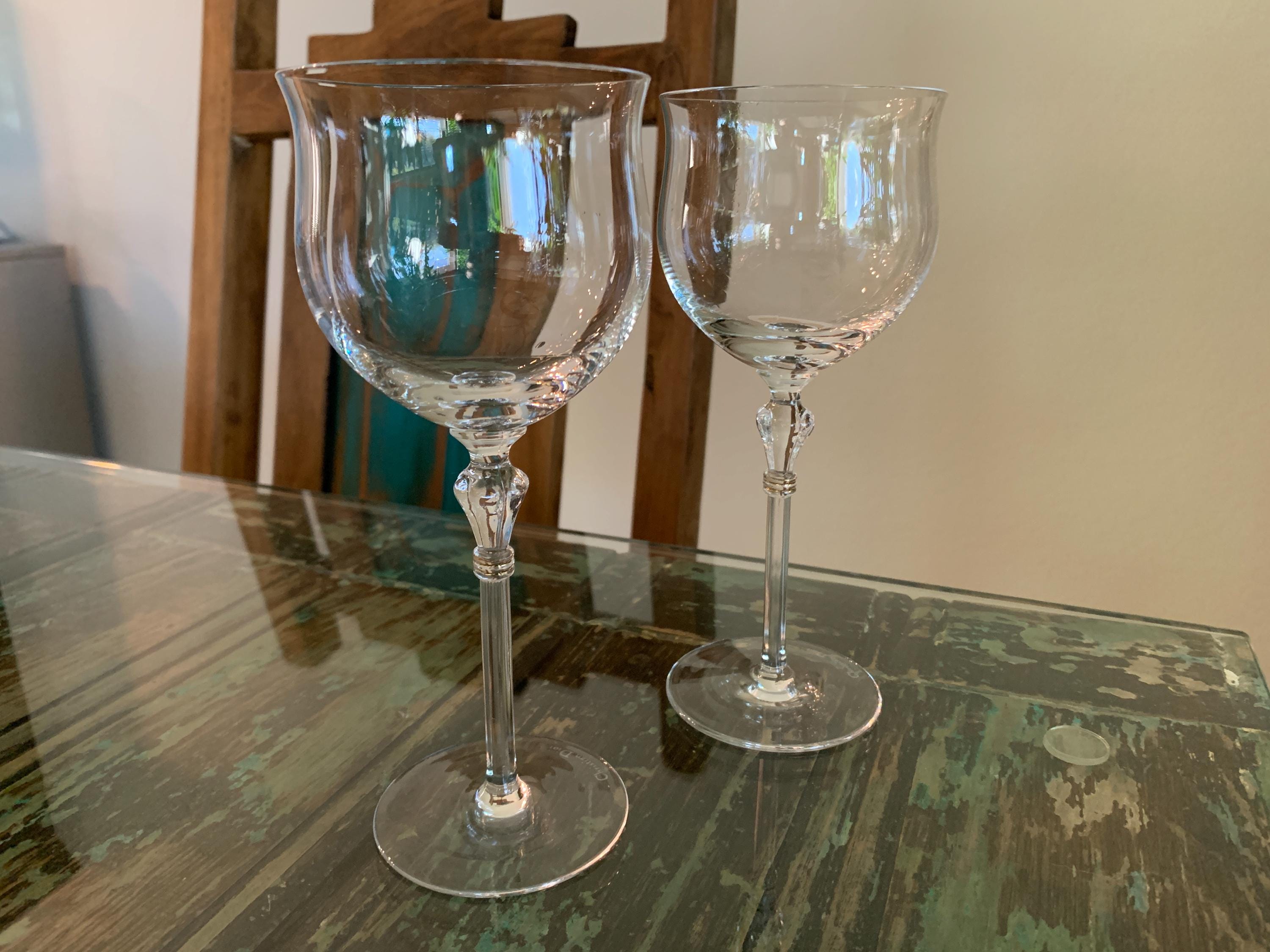 versace wine glass Arabesque Amber Wine Glass  MaxxLuxury