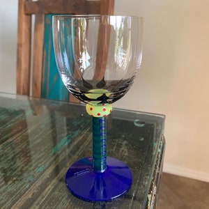Kosta Boda by Ken Done Wine Glass Palm Tree Design - Etsy