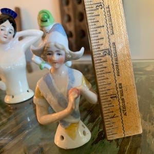Porcelain Doll Head/Half Doll Busts/German Porcelain Doll Head image 9