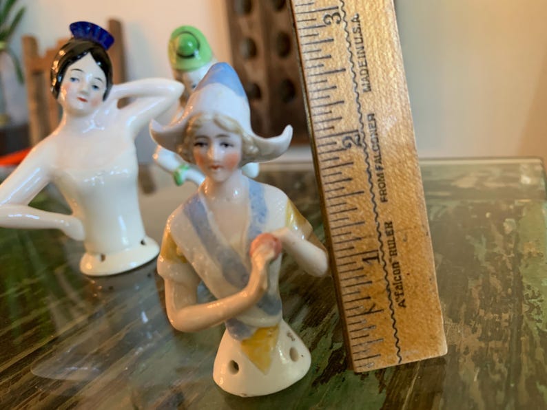 Porcelain Doll Head/Half Doll Busts/German Porcelain Doll Head image 9