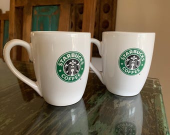 Starbucks Coffee Mug 10.2 Oz. 2008/ Pair of Starbucks mugs