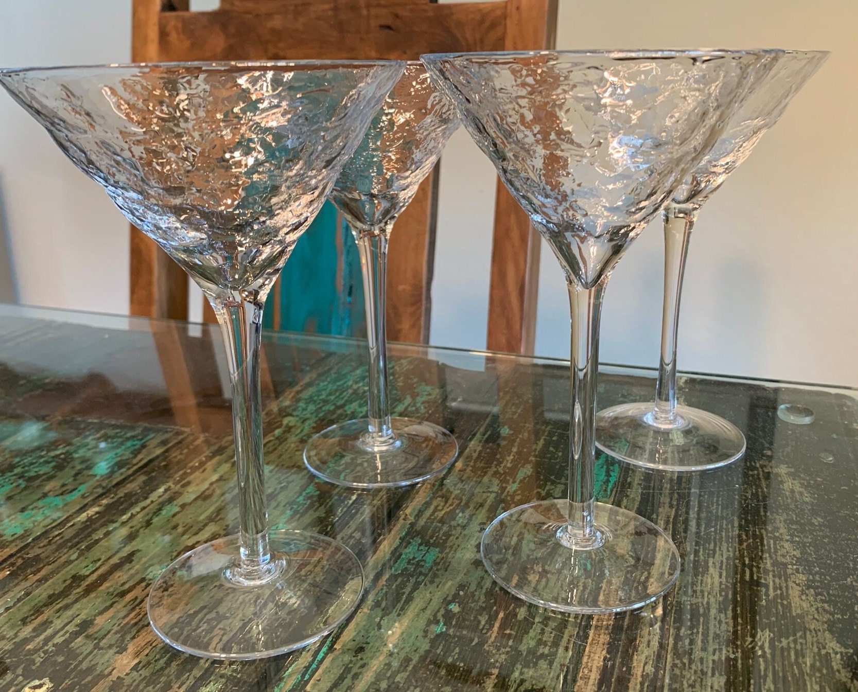 Mikasa Party 10 Ounce Stemless Martini Glass 4-piece Set In Clear