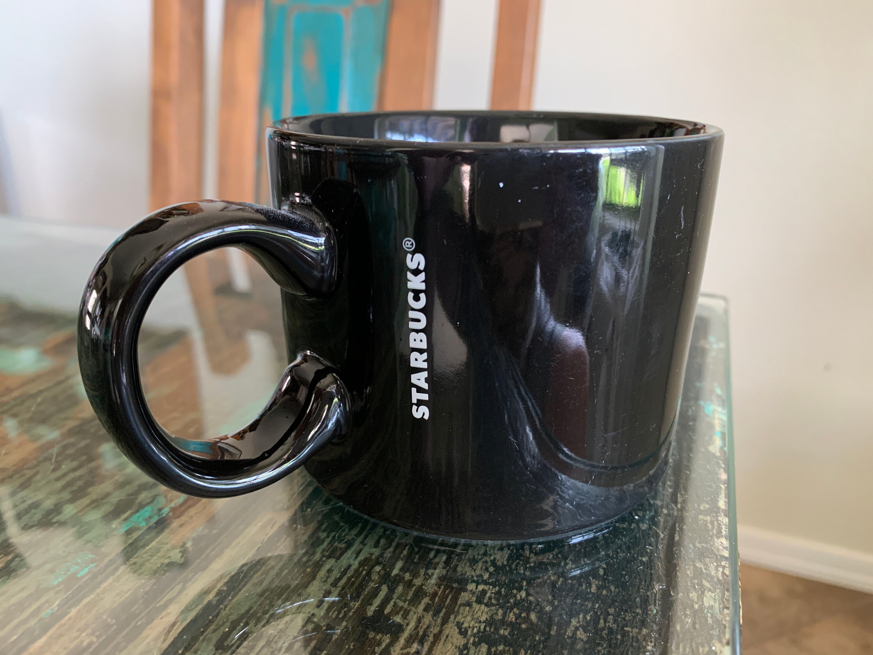 Starbucks Black Coffee Cup/mug - Etsy