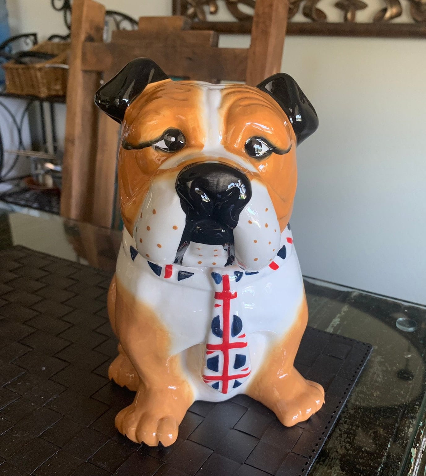 Decouped British Bulldog Jar Set
