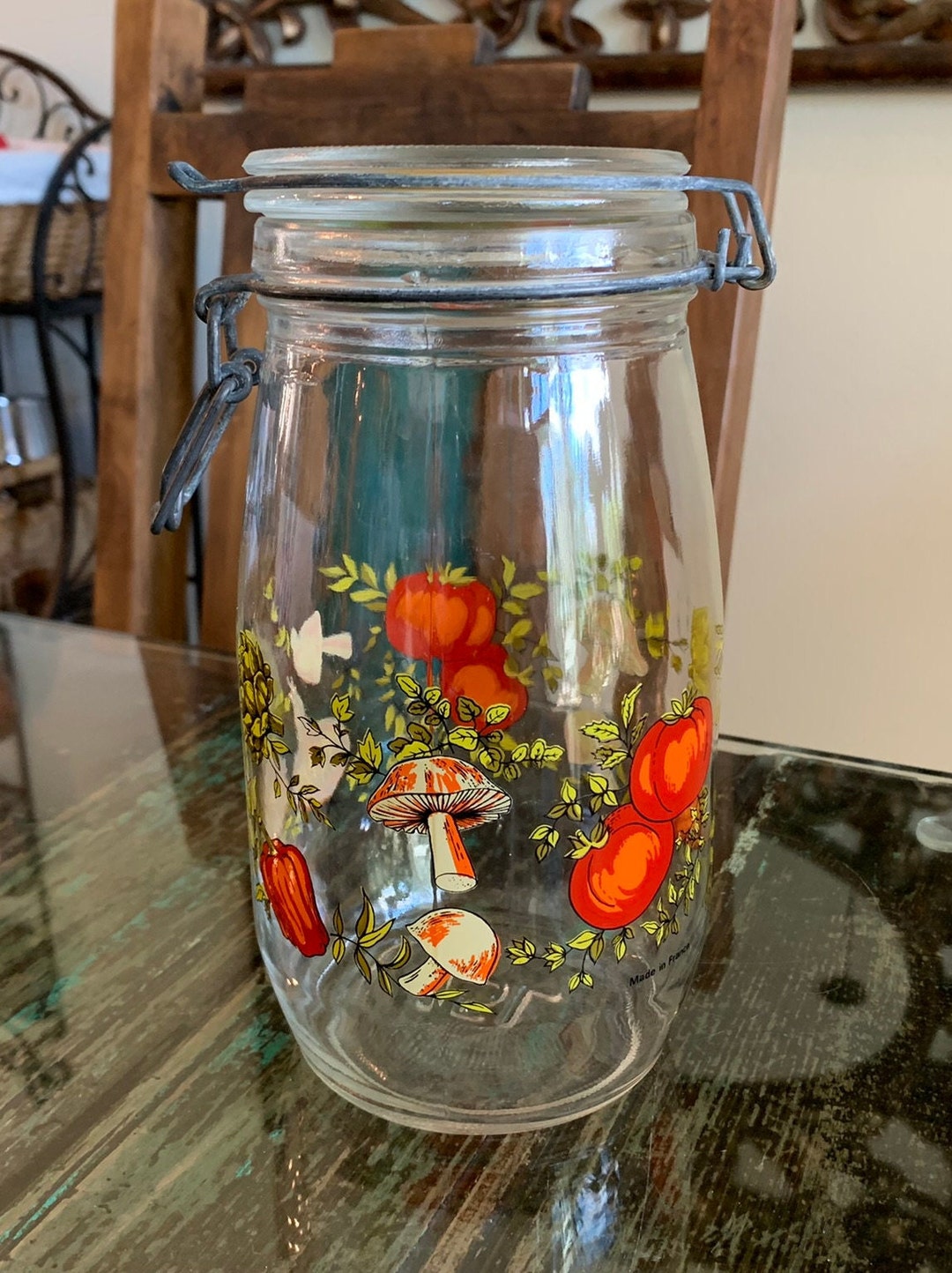 antique weck 瓶  ＆ソーイングセット antique weck 瓶 ＆ソーイングセット