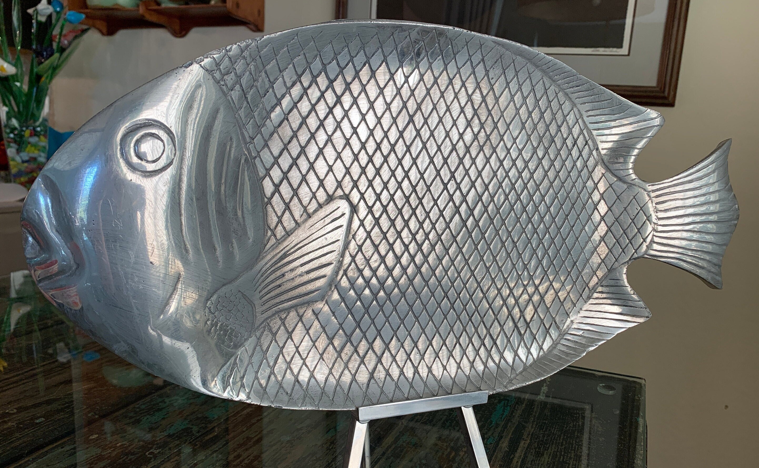 Metal Fish Platter/large Fish Tray