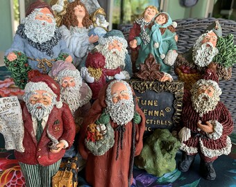 June Mckenna Santa Christmas Folkart Collectables/peace on Earth
